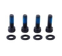 BESPORTBLE 4 Tornillos de fijación para Freno de Bicicleta M6 x 18 de Acero Inoxidable para Bicicleta de montaña