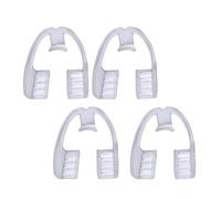 BESPORTBLE 4 Unids Durmiendo Dientes Guardia Anti Molienda Dientes de Molienda Customable Muñeco Dental Guardia Dental Night Guardias para El Bruxismo (Transparente)