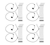 BESPORTBLE 40 Piezas Cordón Retráctil para Bolígrafo de Escritura Anillo | Nylon y Silicona, Diseño Extensible Clip, Mantiene el Bolígrafo a Mano y Disponible para Usar