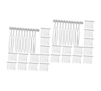 BESPORTBLE 40 Piezas Peine De Clip Lateral Peines De Alambre Pasador De Pelo De Fiesta De Damas Pinzas Para El Cabello Pasadores Peine De Flores Peine De Anchos Boda Aleación Novia