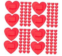 BESPORTBLE 400piezas Parche Adhesivo Forma De Corazón Para Cuidado De Heridas Parches Hemostáticos Transpirables y Resistentes Al Agua Para Uso Infantil y Emergencias