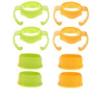 BESPORTBLE 4Juegos Adjustable Bottle Handle With Base Support For Easy Feeding Transition Non Slip And Comfortable Grip For Infants Safe And Odorless Design And
