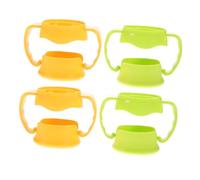 BESPORTBLE 4Juegos Bottle Handle Ergonomic Silicone Bottle Holder With Base Scalding Design For Easy Transition To Cup Drinking