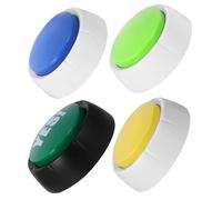BESPORTBLE 4piezas Botones De Comunicación Interactiva para De Entrenamiento Vocal Botones Resistentes para Juguetes Divertidos para Hablar y Sin Batería Incluida