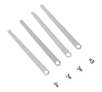 BESPORTBLE 4piezas Cañas para Saxofón Accesorios de Metal Tornillos de Montaje para Principiantes y Profesionales para Reparación de Instrumentos de Viento