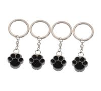BESPORTBLE 4piezas Colgante De Urna para Mascotas De Inoxidable Diseño De Huella Canina Contenedor De Cenizas Pequeño y Práctico para Llevar Siempre Cerca De Ti