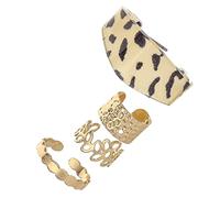 BESPORTBLE 4Piezas Conjunto De Clips De Oreja De Retro De Pendientes No Perforantes Para Mujeres Joyería Chic y Original