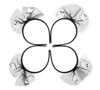 BESPORTBLE 4piezas Diadema de Halloween de Fantasma Accesorios Cabello para Fiestas de Disfraces Truco o Trato Decoración de Cosplay