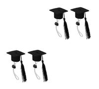 BESPORTBLE 4piezas Disfraz De Graduación para Mascotas Gorro De Doctor con Borlas Set para Celebraciones De Graduación De Animales