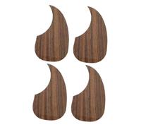 BESPORTBLE 4piezas Golpeador de Guitarra Acústica Veta de Madera Placa Protectora para Guitarra Acústica Mejora la Calidad del Sonido Tocadas