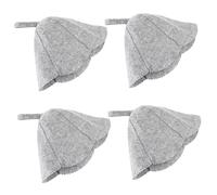 BESPORTBLE 4piezas Gorros De Sauna Portátiles Gorro De Baño De Fieltro Absorbente Para Sauna De Vapor Para Baño De Vapor
