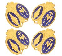 BESPORTBLE 4piezas Insignia Conmemorativa de Esmalte Retro Placa de Escritorio Decoración de Insignia para Hogar y Oficina Artesanía