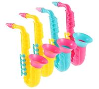 BESPORTBLE 4Piezas Juguete Saxofón para Instrumento Musical de Aprendizaje y Duradero para Decoración y de Cumpleaños