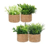 BESPORTBLE 4piezas Modelo de Planta Verde para Casa de Muñecas Miniatura de Maceta de Adorno para Casa de Muñecas Decoración de Plantas de Verdes de Simulación para Manualidades