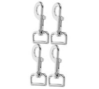 BESPORTBLE 4piezas Mosquetón Giratorio para Correa De Perro Conectores De Metal Resistentes para Accesorios De Mascotas para Paseos y Actividades Al Aire