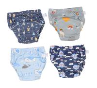 BESPORTBLE 4piezas Pantalones De Entrenamiento Reutilizables Para Bebés Braguitas De Algodón Absorbentes Niñas Talla Proceso De Entrenamiento El Baño