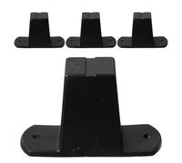 BESPORTBLE 4piezas Pies de Bolsa Negros de Almohadillas Antideslizantes para Maletas Accesorios de Reparación de Bases para Equipaje Repuestos de Patas para Bolsos Patas Protectoras