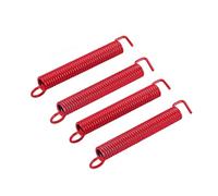 BESPORTBLE 4piezas Resortes De Trémolo Para Guitarra Eléctrica St Acero Inoxidable Resistente Fácil Instalación Accesorio Puente De Tensión Color Rojo