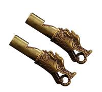BESPORTBLE 4piezas Silbatos De Dragón Silbatos Para Entrenamiento Deportivo Sonido Fuerte Para Árbitros y Actividades Al Aire