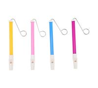 BESPORTBLE 4Piezas Silbatos de Plástico para Instrumentos Musicales Deslizantes Juguete Educativo para Fiestas y Desarrollo Musical