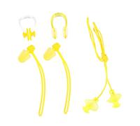 BESPORTBLE 4piezas Unidades Set Orejeras y Pinza Nasal Impermeables Para Nadar Material Pvc Cómodo Protección Auditiva y Nasal Unisex Para Niño Niña y Adultos