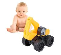 BESPORTBLE 4piezas Vehículos De Construcción Juguete Camiones De Ingenierías Plástico Excavadora y Bulldozer De Mano para Niño Niña Juguete Educativo para Imaginación y Coordinación