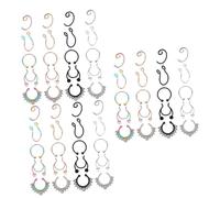 BESPORTBLE 5 Juegos Anillos Nasales de Inoxidable para Mujer Clip sin Perforación Joyería Práctica para Salidas