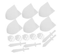 BESPORTBLE 5 Juegos Escudo y Máscara para Kit DIY de Cartón para Disfraz de Caballero Medieval y Decoración de Fiesta Infantil