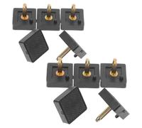 BESPORTBLE 5 Pares de Puntas de Tacón para Zapatos de Mujer, Diseño Práctico Núcleo Grueso y Delgado para Tacones Cuadrados en Reparación de Calzado