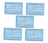 BESPORTBLE 5 Piezas Accesorios Piano para Principiantes Etiquetas Teclado Removibles Guía Notas Escala Colorida Práctica Fácil Aprendizaje