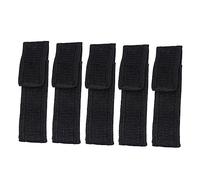 BESPORTBLE 5 Piezas Bolsa de Almacenamiento para Linternas Funda de Resistente para Linternas Estuche Práctico para Exterior Color Negro