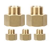 BESPORTBLE 5 Piezas Conjunto de Conectores de Latón para Reparación de Mangueras Adaptadores de Rosca Estándar Conectores de Manguera de Agua Duraderos y Portátiles para Jardín y Uso