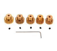 BESPORTBLE 5 Piezas Conjunto de Engranajes Metálicos para Motor de Reducción para Coches y Camiones de Escalada con Piñones Duraderos y Herramientas Automotrices Precisión y Estabilidad
