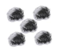 BESPORTBLE 5 Piezas Cubiertas de Micrófono Antiviento Funda de Pluma Protectora para Micrófonos Resistente Salpicaduras y Ruido para Grabaciones y Entrevistas