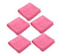 BESPORTBLE 5 Piezas De Conejillo De Indias Cobija para Jaula De Conejillo De Indias Camada De Cobayas Cerdo Ropa De Cama para Hámster Lavable Mantas Basura Lecho Fibra Extrafina Rosy