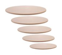 BESPORTBLE 5 Piezas de Tablero de Densidad para Cerámica y Arcilla, Base Estable para Esculturas y Proyectos de Arcilla, Tamaños 11cm a 20cm para Modelado