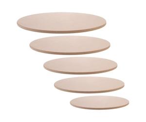 BESPORTBLE 5 Piezas de Tablero de Densidad para Cerámica y Arcilla, Base Estable para Esculturas y Proyectos de Arcilla, Tamaños 11cm a 20cm para Modelado