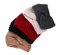 BESPORTBLE 5 Piezas Diadema De Punto De Lana Calentador De Orejas Para Mujer Para Invierno Diadema De Punto