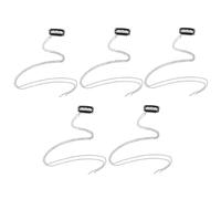 BESPORTBLE 5 Piezas Hebillas de Pelo con Cadenas y Brillantes Clips de Trenzas para Mujeres y Niñas Accesorios de Joyería Capilar con Borlas para Bodas y Fiestas