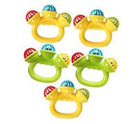 BESPORTBLE 5 Piezas Juguetes de para Bebés Sensory Juguetes de Mano para Desarrollo de Habilidades para Cuna y Paseo Color Aleatorio