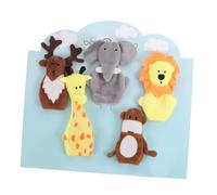 BESPORTBLE 5 Piezas Marionetas de Dedos Animales para Juguetes Educativos de Mano para Desarrollo Motriz y Creatividad Infantil Colores Vivos para Actividades Imaginativas y Comunicación
