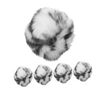 BESPORTBLE 5 Piezas Pelota de Peluche para Gatos Piso Bola interactiva Gato Juguetes para Gatos a Granel Bolas de Hierba gatera para Gatos Juguete de Bolas para Mascotas Felpa