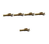 BESPORTBLE 5 Piezas silbato de grifo dispositivos de control de ladridos de perros silbatos con cordón puerta primero silbato de mano silbatos deportivos silbato salvavidas Silbar latón