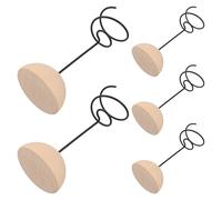 BESPORTBLE 5 Piezas Soporte para Plantas sin Sustrato de Madera y Metal,