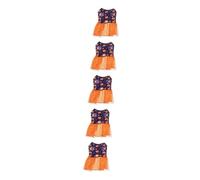 BESPORTBLE 5 Piezas Vestido De Halloween para Mascotas Ropa De Cachorro Niña Trajes De Cachorro Halloween Costume Ropa De Perro De Cumpleaños Vestido De Perro Cosplay Perro Gracioso Poliéster