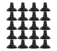 BESPORTBLE 50 Abrazaderas de Manguera Negras Ventosa para Acuario 30 MM Clips para Tubo de 5 MM Soporte de Fijación para Tuberías de Aire y Filtros en Peceras Pack de 50 Unidades