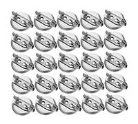 BESPORTBLE 50 Piezas Accesorios Para Bandejas De Broches Bases Para Broches Diy Bandejas Para Alfileres Hebilla Materiales Para Hacer Para Manualidades y Proyectos De