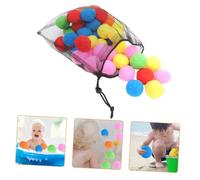 BESPORTBLE 50 Piezas Bolas de Playa Interactivas Reutilizables para Piscina Colores para Acuáticos y Diversión Familiar