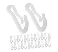 BESPORTBLE 50 piezas Clips Plástico Invernadero Resistente Al Viento Abrazaderas Para Fijar Película Jardín Exterior Ganchos Para Crecimiento Plantas