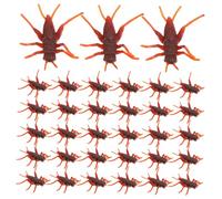 BESPORTBLE 50 Piezas De Insectos Falsos Realistas De Plástico para Broma - Juguetes De Broma De Cricket - Decoración De Fiesta y Sorpresas Halloween y Bromas Divertidas